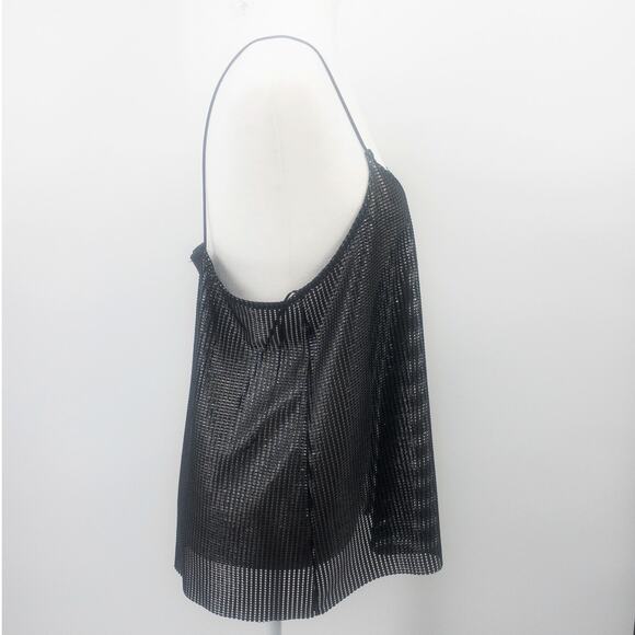Zara Black Camisole Large Y2K 90s Minimalist Top - Picture 4 of 12